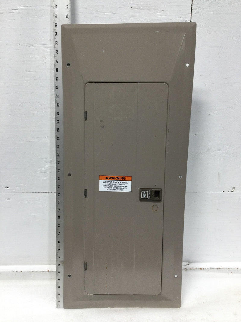Cutler Hammer CH42L225G 225 Amp 42 Space 120/240V Panel Door 35 1/8" x 15 3/8"
