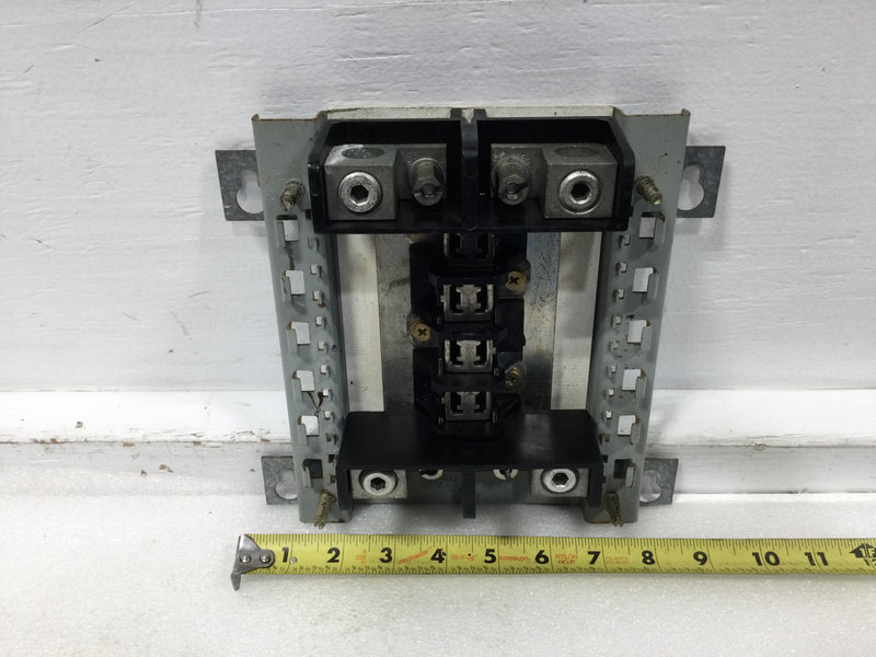 FPE RH108-16-200DL 150/200 Amp 4 Space 120/240 VAC Load Center Guts Only 9" X 9"