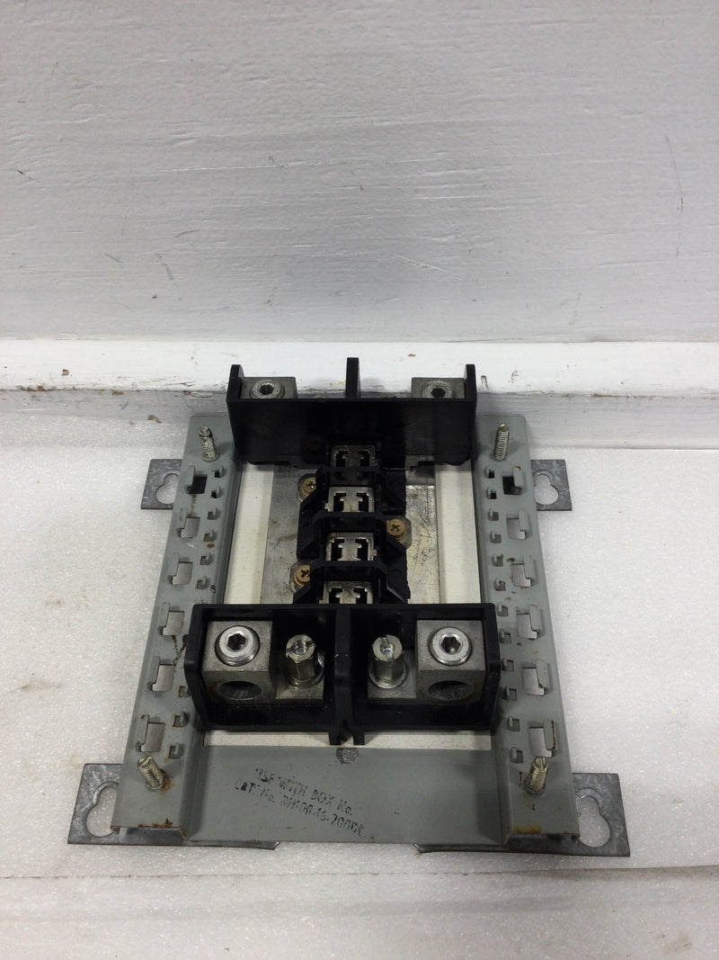 FPE RH108-16-200DL 150/200 Amp 4 Space 120/240 VAC Load Center Guts Only 9" X 9"