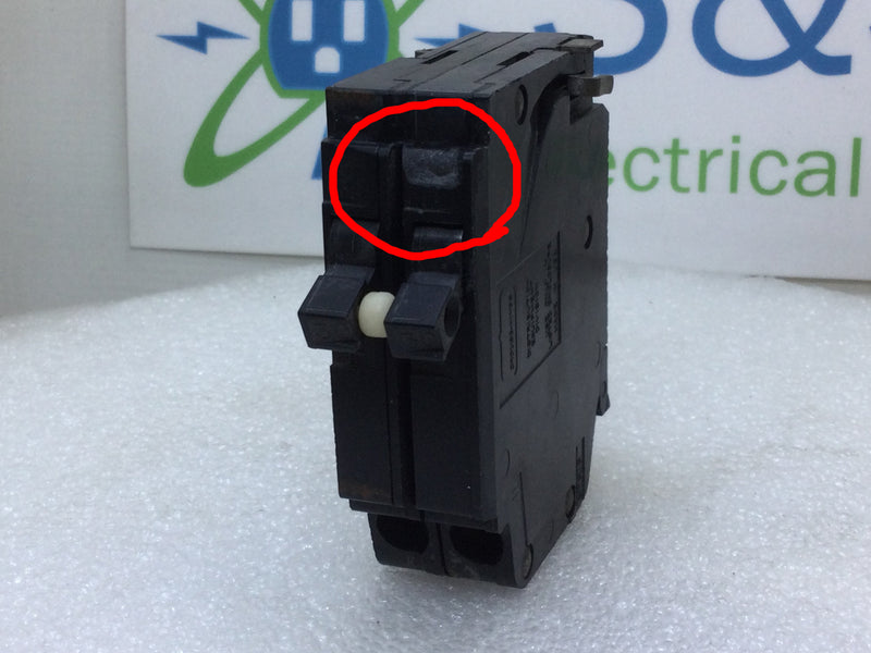 Crouse Hinds MH230 30 Amp 2 Pole 240V Circuit Breaker - Cosmetic Flaw