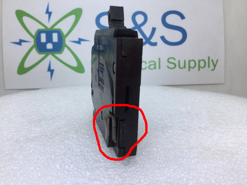 Crouse Hinds MM120R 20 Amp 1 Pole 120/240V Circuit Breaker - Cosmetic Flaw
