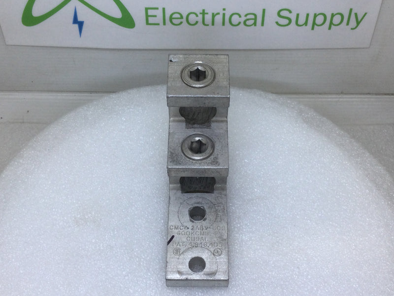 CMC 2ABV-600 600KCMIL-2 Aluminum Mechanical Lug -Cosmetic Flaw