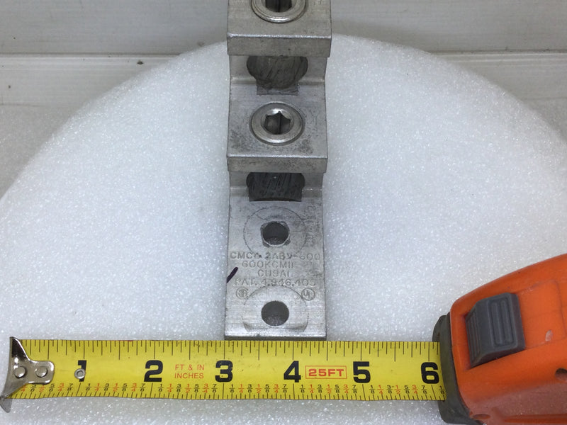 CMC 2ABV-600 600KCMIL-2 Aluminum Mechanical Lug -Cosmetic Flaw