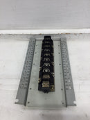 FPE X125-1624C 125 Amp 8 Space 120/240 VAC ML Load Center Guts Only 7" X 12.5"
