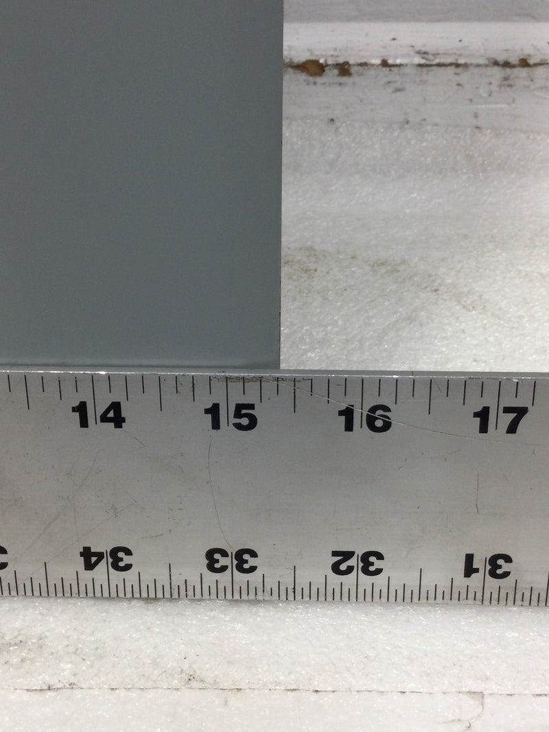 General Electric TLM32DCD 200A 32S 120/240V Panel Door w/Main 34 1/2" x 15 3/8"