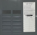 Square D QO112L125 125 Amp 12 Space 120/240V Dead Front w/Main 17 3/8" x 14"