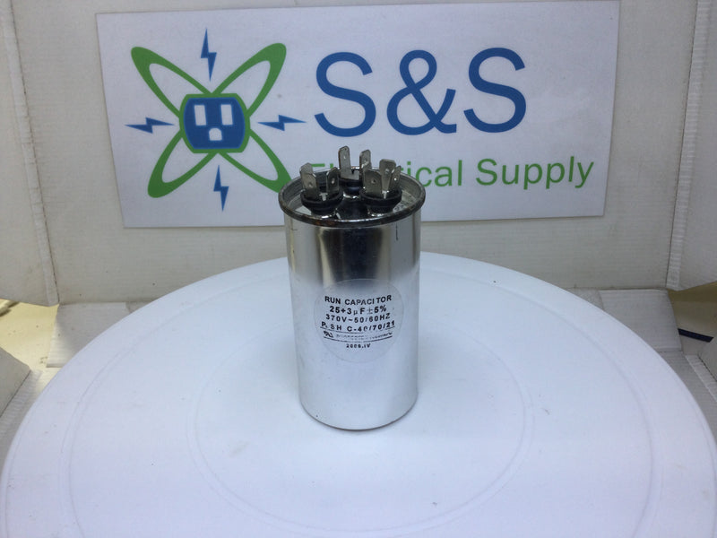 C-40/70/21 25+3uF+/-5% 370V 50/60HZ Run Capacitor
