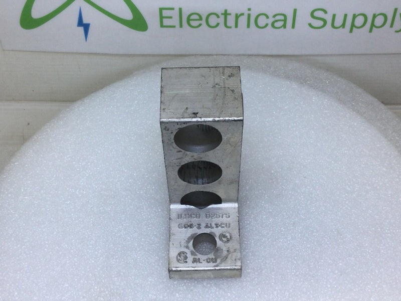 Ilsco D2575 600-2 AL9CU 3 Barrel Mechanical Lug