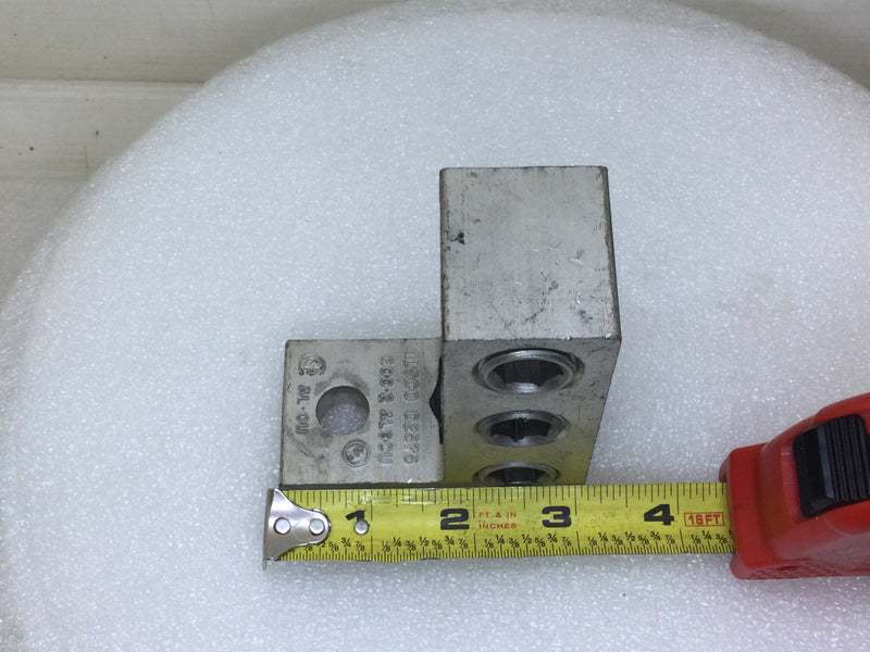 Ilsco D2575 600-2 AL9CU 3 Barrel Mechanical Lug