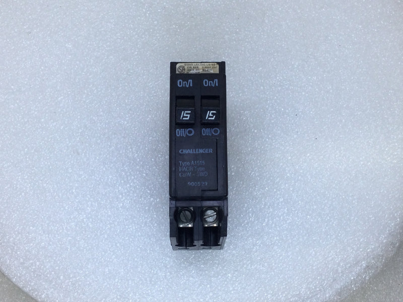 Challenger A1515 15 Amp 2 Pole 120/240V Circuit Breaker - New Style