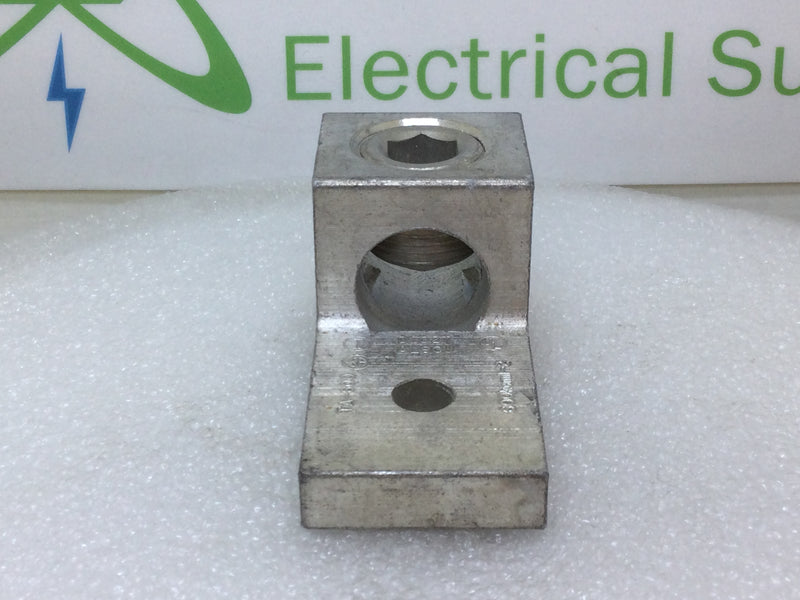 Ilsco D1027 TA-600 600Kcmil-2 AL9CU Aluminum Mechanical Lug 3/8" Mounting Hole