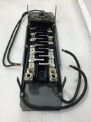 Square D QON Series 200A 12 Space Main Lug Split Off Bus Bar Guts Only 6"X20.5"