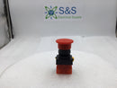Koino NS22-PEM/300524 22mm Stop Push Button/Switch 3 Amp 250V w/NO & NC Contacts