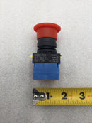 Koino NS22-PEM/300524 22mm Stop Push Button/Switch 3 Amp 250V w/NO & NC Contacts