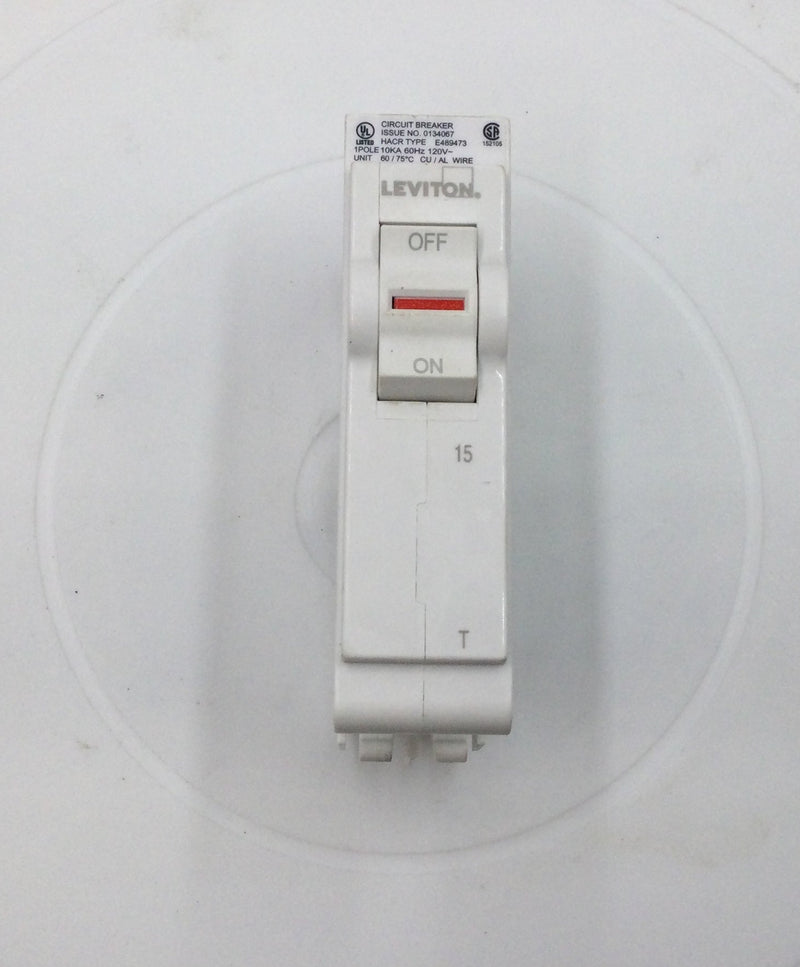 Leviton LB115-T 15 Amp 1 Pole 120/240V Circuit Breaker