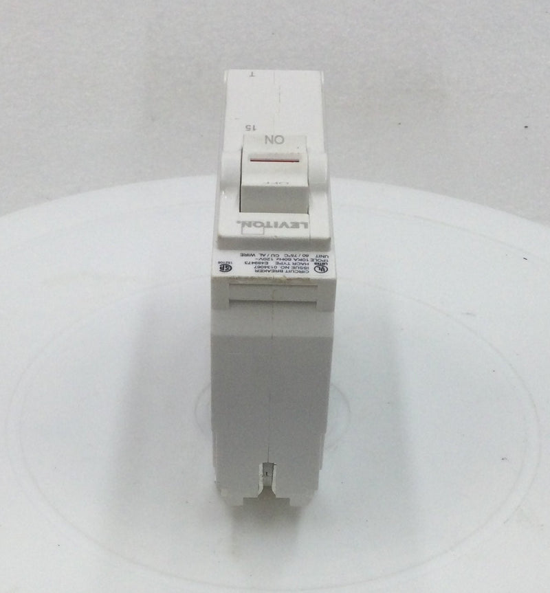 Leviton LB115-T 15 Amp 1 Pole 120/240V Circuit Breaker