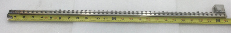 ITE GQF42C 50 Position 4-14 AWG 120/240V Grounding Bar 24 7/8" x 1 5/8"