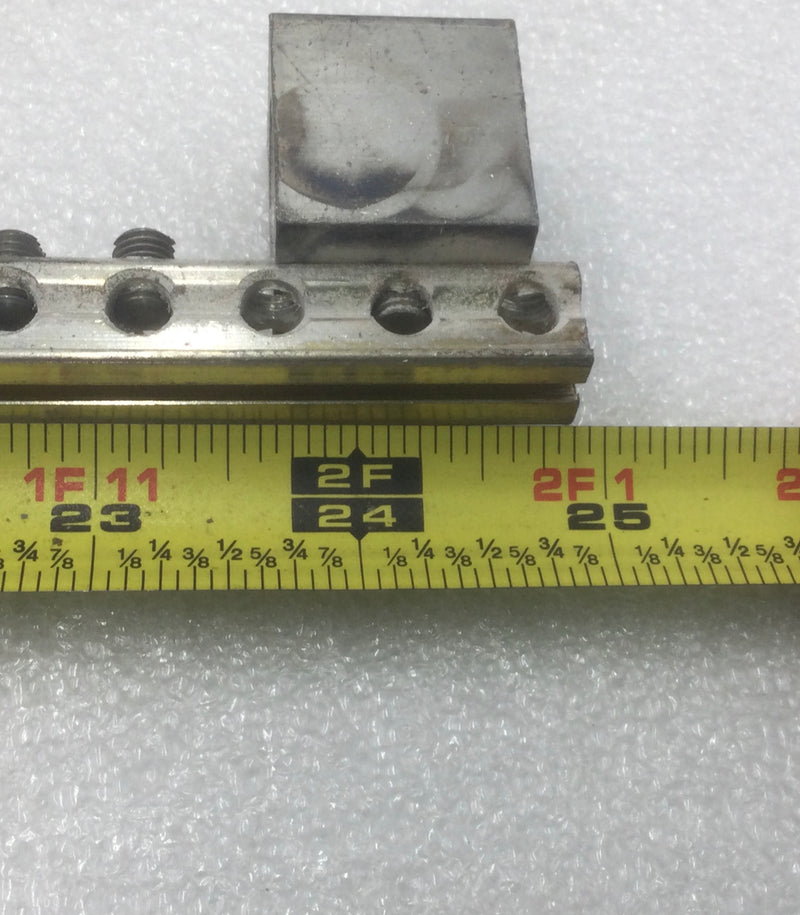 ITE GQF42C 50 Position 4-14 AWG 120/240V Grounding Bar 24 7/8" x 1 5/8"