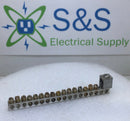 Cutler-Hammer 18 Position 4-14 AWG 120/240V Grounding Bar 6 3/8" x 1 1/8"