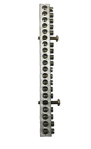 20 Position 4-14 AWG 120/240V Grounding Bar 6 1/4" x 5/8"