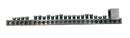 Cutler Hammer CH42L225G 26 Position Grounding Bar 9 1/4" x 1 1/4"