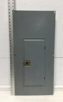 Square D QOC30U 200 Amp 30 Space Panel Door w/Main Only 29 7/8" x 14 1/4"