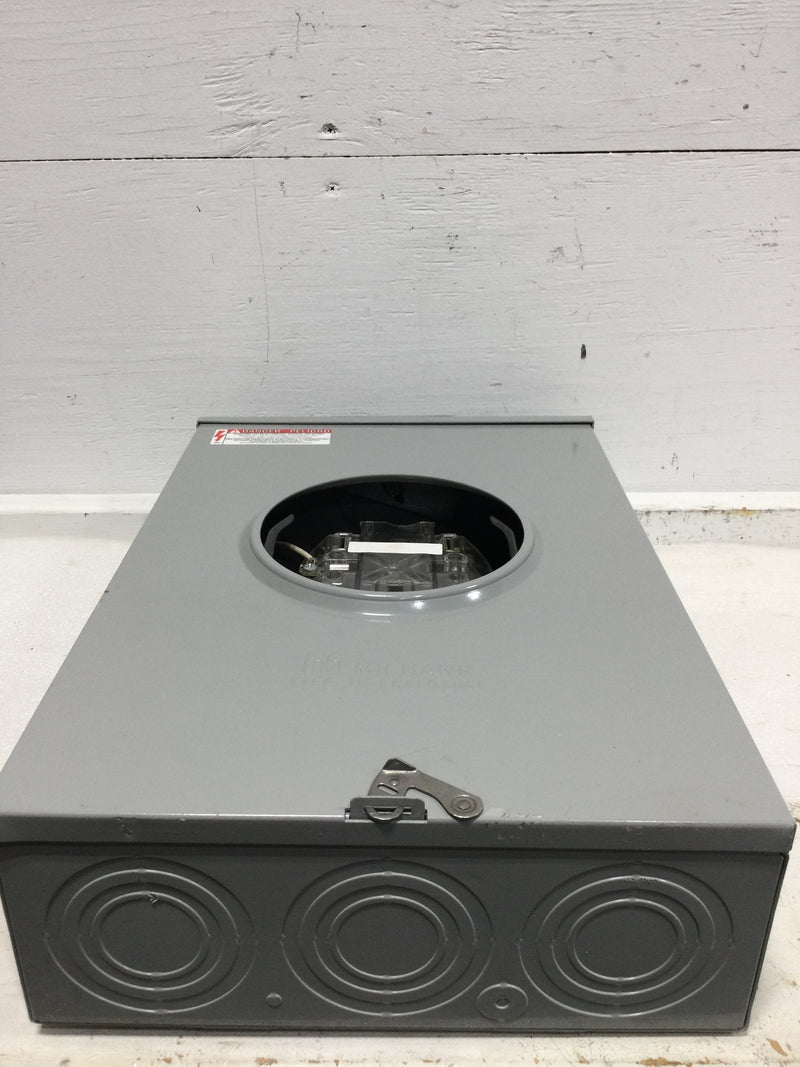 Milbank 200 Amp Single Phase Ringless Meter Enclosure with Bypass Lever