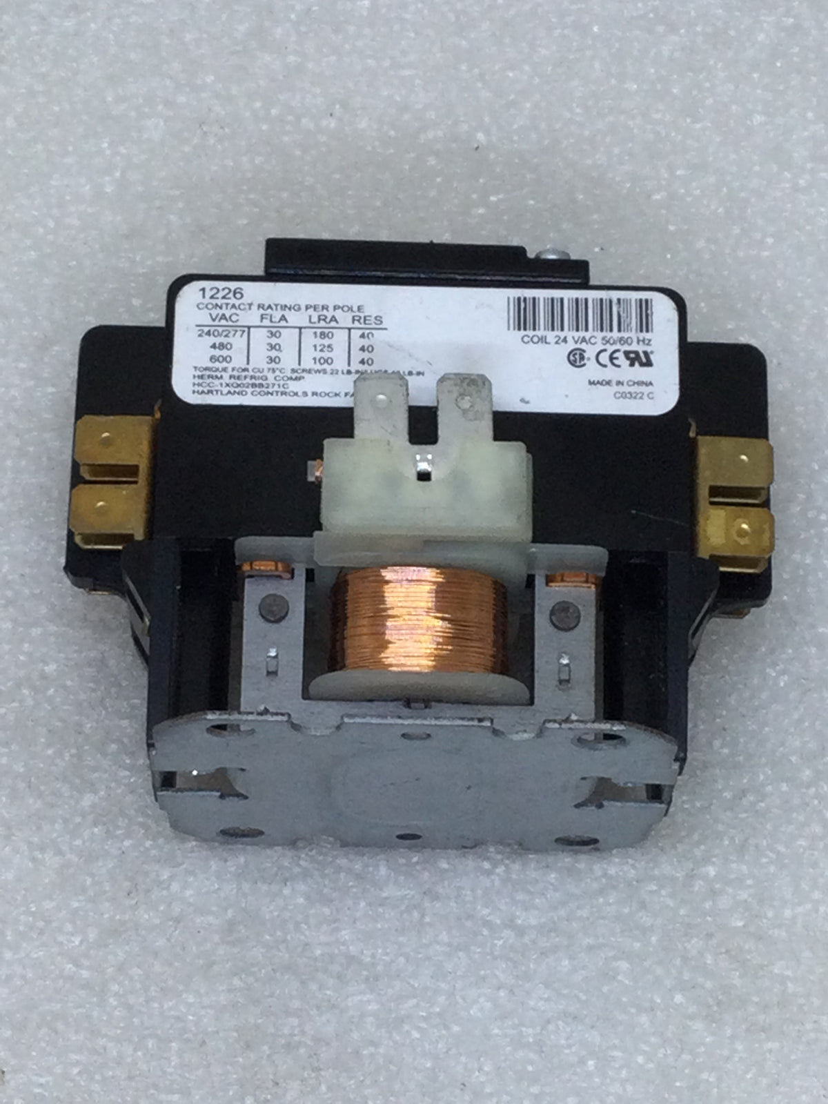 Hartland Controls Definite Purpose Contactor 208-240V 35A 600V Max 2259996 New