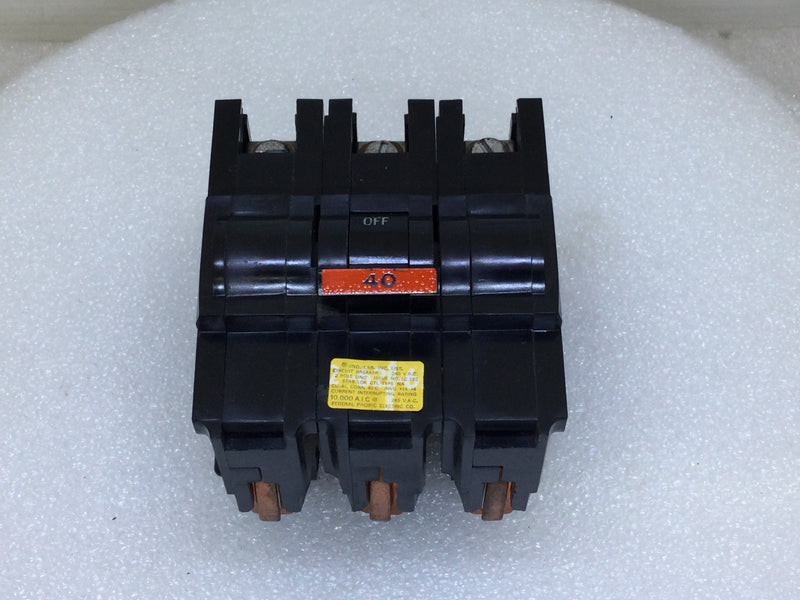 FPE NA340 40 Amp 3 Pole 240v Stab-Lok Circuit Breaker