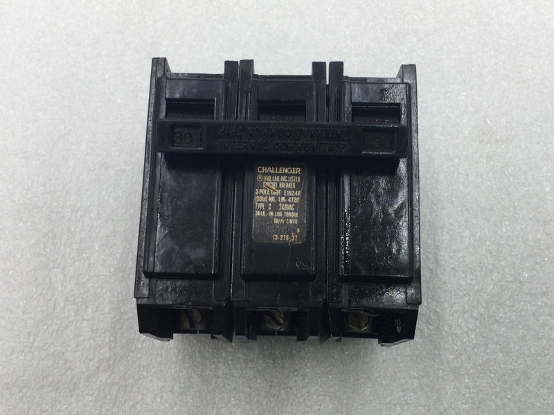 Challenger C330 30 Amp 3 Pole 240V Type C Circuit Breaker