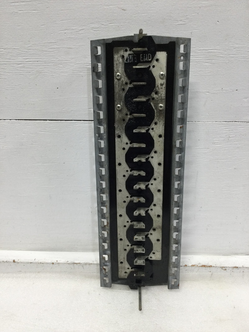 Challenger 17 Space/44 Circuit 120/240 VAC Load Center Guts Only 6" X 19"