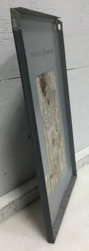 GE PowerMark Plus TLM812R Mod. 1 Panel Board Cover Only Nema 3R 125 Amp 120/240V 18 5/8" x 10 5/8"