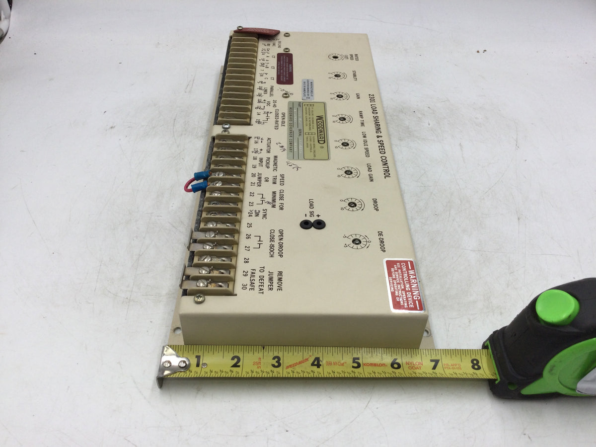 WOODWARD 2301D DIGITAL LOAD SHARING & SPEED CONTROL 8273-140 REV A