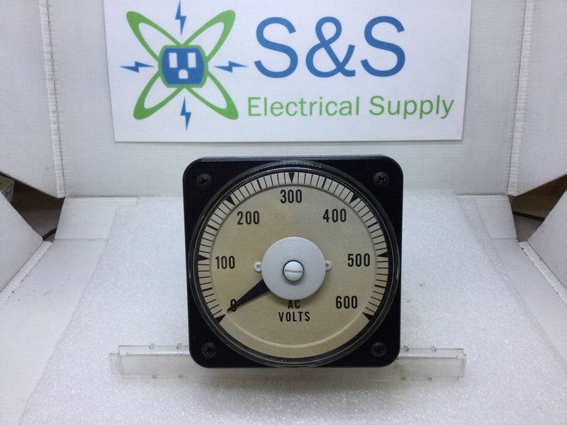 Yokogawa/General Electric 103021SJSJ AC Volt Meter FS=600V