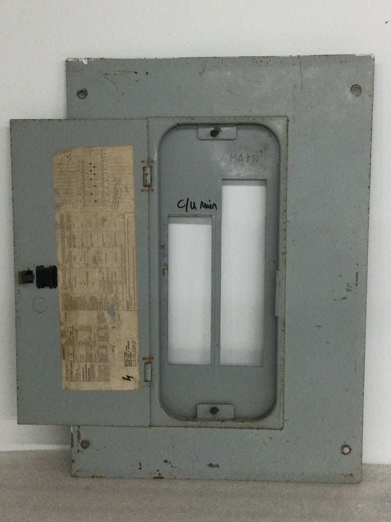 Siemens G1624MB1100CU Type 1 Indoor 100 Amp 120/240V 16/24 Space  Indoor Load Center Cover Only 22 1/8" x 15 1/2"
