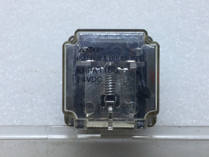 Potter & Brumfield KRPA-11DG-24 Relay 10 Amp 120Vac 1/3Hp 24Vac 8 Pin