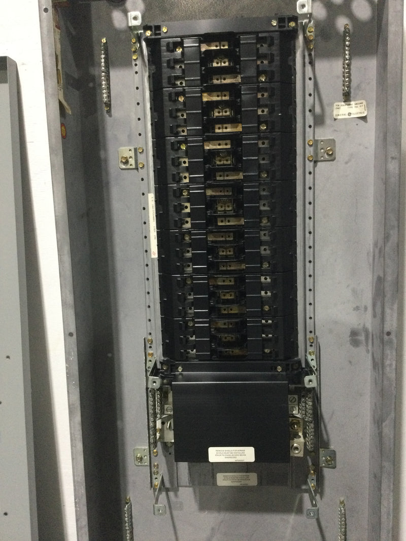 GE General Electric AQF3422SB 225 Amp 208Y/120 3 Phase 4 Wire 42 Space Panelboard 49" x 20"