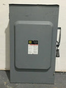 Square D D224NRB 200 Amp 240VAC Fusible Disconnect Single Phase Nema3R Series E3