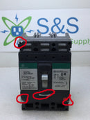 GE General Electric TED134020 20 Amp 3 Pole 480V Circuit Breaker - Cosmetic Flaw