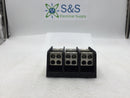 Ilsco PDB-14-500-3 3 Pole Distribution Block 1 Port Line Side, 4 Ports Load Side