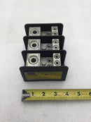 Ilsco PDB-14-500-3 3 Pole Distribution Block 1 Port Line Side, 4 Ports Load Side