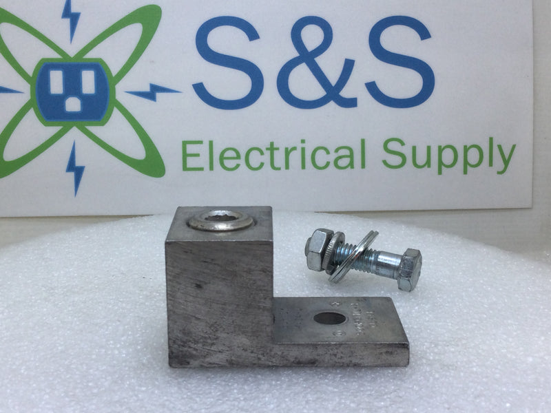 Burndy KA34U 500KCMIL-4 AL9CU Aluminum Mechanical Terminal Lug 3/8" Stud