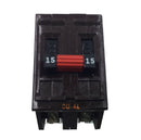 Wadsworth A215 15 Amp 2 Pole 120/240V Type A Metal Foot Circuit Breaker