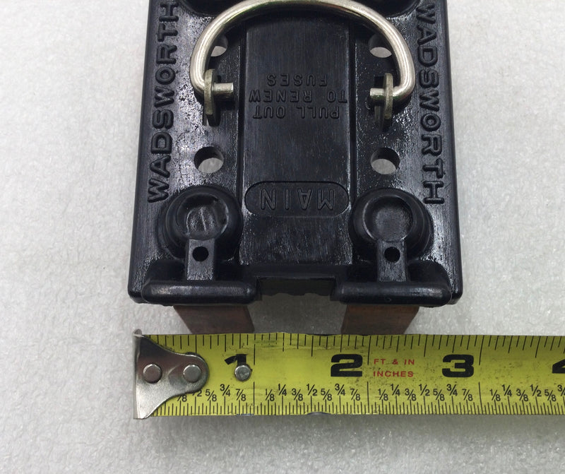 Wadsworth 8038-31 30 Amp 2 Pole 120/240V Main Fuse Pullout