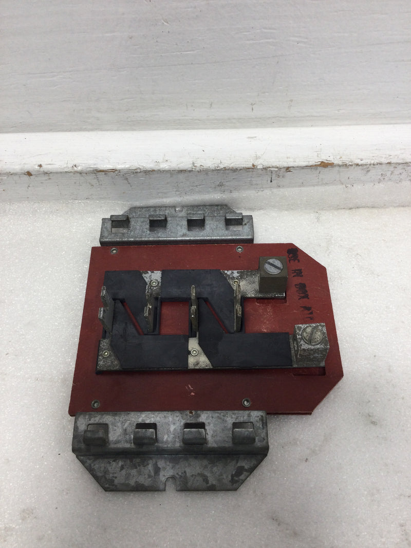 ITE 4 Space Single Phase 60 Amp 120/240 VAC Load Center Guts Only 7" X 6"