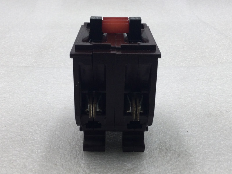 Wadsworth A240NI 40 Amp 2 Pole 120/240V Type A Circuit Breaker