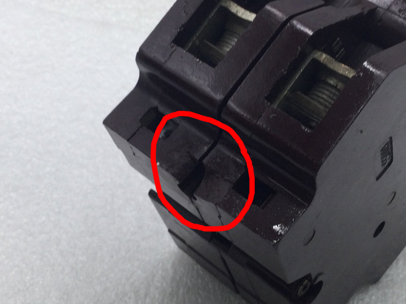 Wadsworth A2100NI 100 Amp 2 Pole 240V Circuit Breaker - Cosmetic Flaw