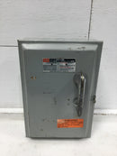 Federal Pacific 1336R Nema 3R 30 Amp 3 Pole 600 VAC 20 HP Fusible Safety Switch