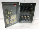 Federal Pacific 1336R Nema 3R 30 Amp 3 Pole 600 VAC 20 HP Fusible Safety Switch