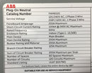 ABB PFAM6020 60 Space Main Lug Load Center Cover/Door Kit Only 15.5 X 50.5"